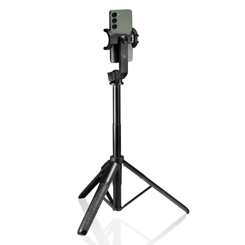 Spigen S560W Bluetooth Selfie Stick Tripod - Smartphone tripod / selfie stick holder (Black) - 3
