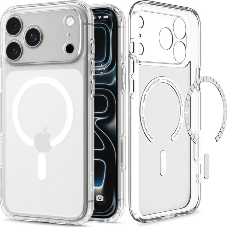 Spigen Ultra Hybrid Mag MagSafe - Custodia per iPhone 18 Pro Max / 17 Pro Max (Bianco Ghiaccio) - 2