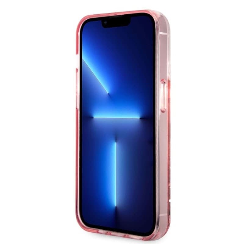 Karl Lagerfeld Liquid Glitter NFT Karl's Head - Case for iPhone 14 Pro (Pink) - 5