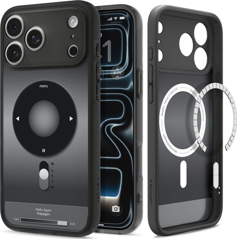 Spigen Ultra Hybrid Mag MagSafe - Custodia per iPhone 18 Pro Max / 17 Pro Max (Nero Classico) - 2