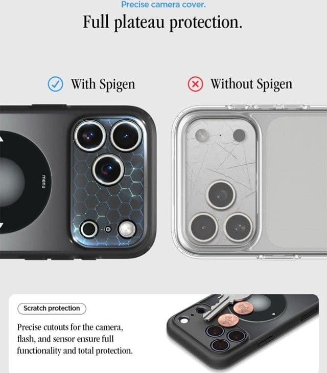 Spigen Ultra Hybrid Mag MagSafe - Custodia per iPhone 18 Pro Max / 17 Pro Max (Nero Classico) - 7
