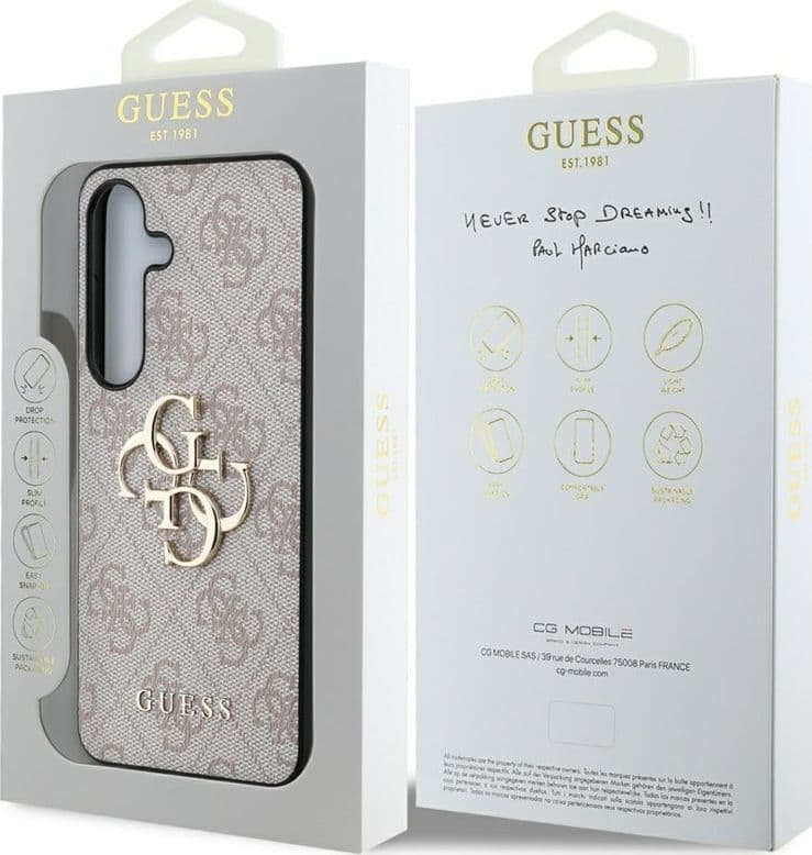 Guess Big 4G Logo Classic Logo - Case for Samsung Galaxy S25+ (pink) - 8
