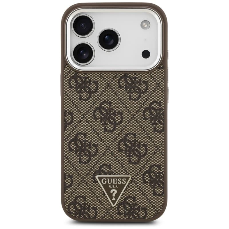 Guess 4G Triangle Logo MagSafe - Case iPhone 17 Pro (brown) - 3