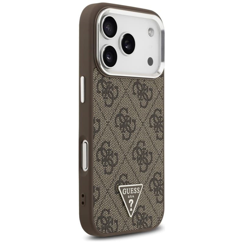 Guess 4G Triangle Logo MagSafe - Case iPhone 17 Pro (brown) - 4