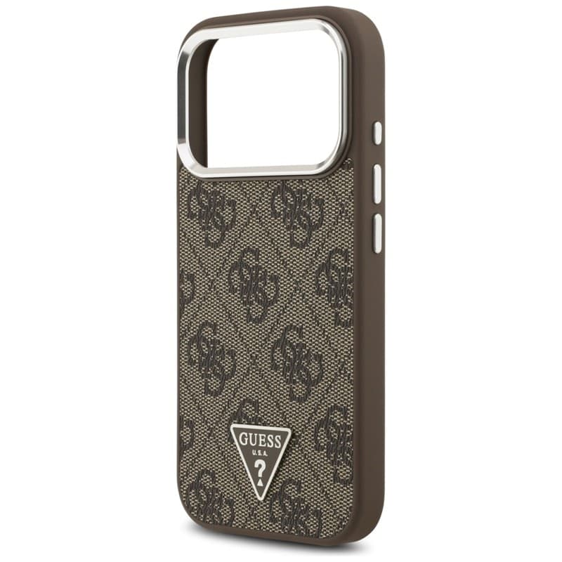 Guess 4G Triangle Logo MagSafe - Case iPhone 17 Pro (brown) - 6