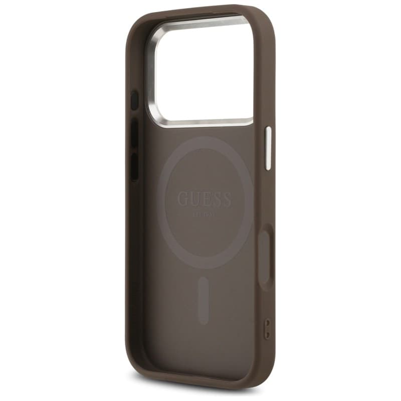 Guess 4G Triangle Logo MagSafe - Case iPhone 17 Pro (brown) - 7