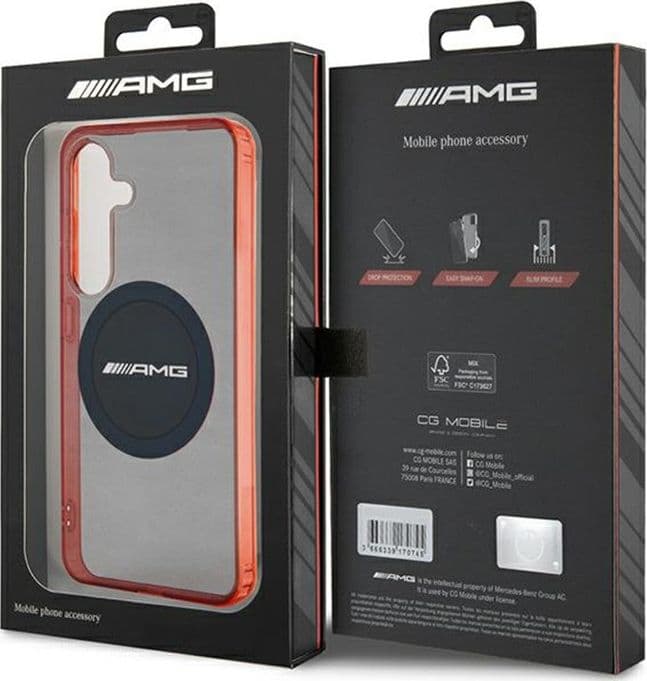 AMG Transparent Bicolor MagSafe - Samsung Galaxy S24 Case (black) - 8