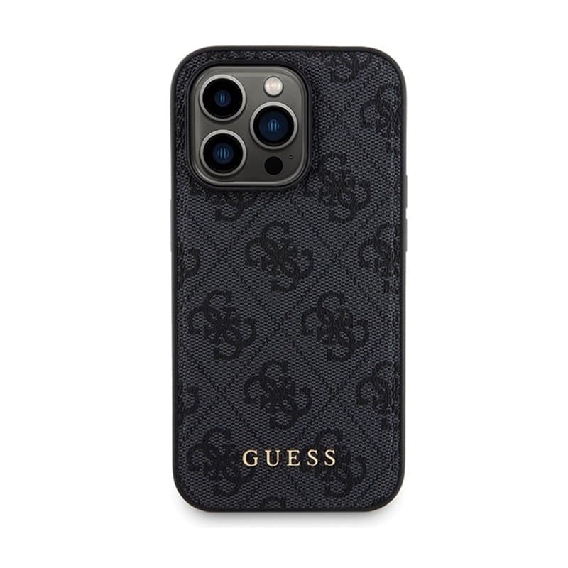 Guess Bundle Pack MagSafe 4G Metal Gold Logo - Case set + Power Bank 5000mAh MagSafe iPhone 13 Pro (black) - 3