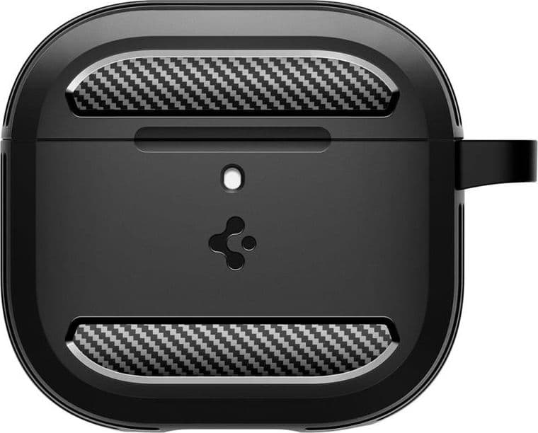 Spigen Rugged Armor - Case for Apple AirPods 4 (Matte Black) - 2