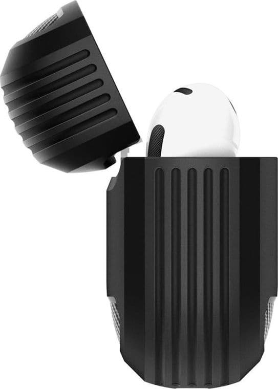 Spigen Rugged Armor - Case for Apple AirPods 4 (Matte Black) - 4