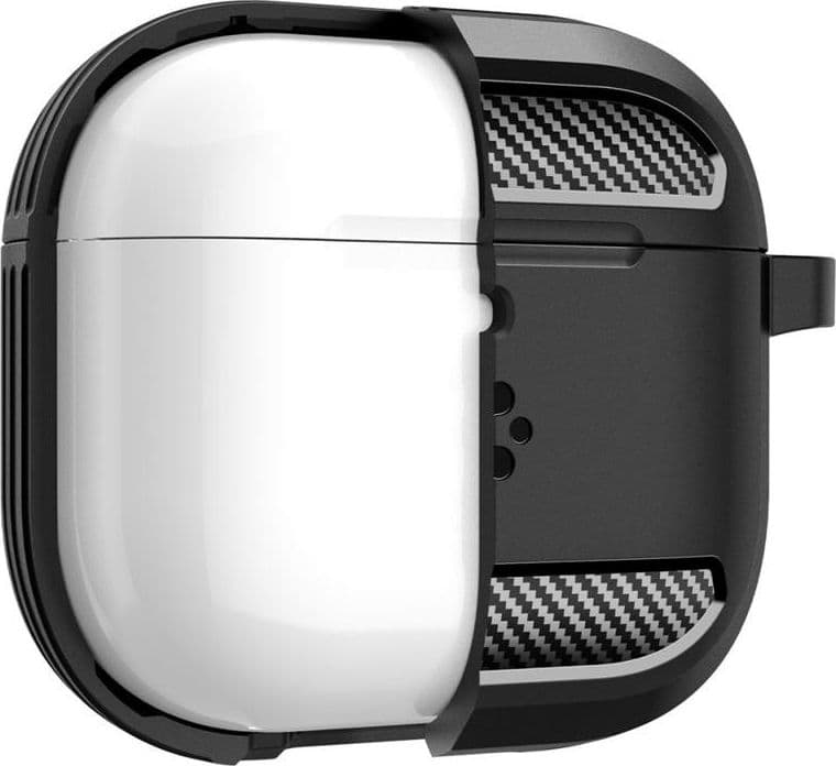 Spigen Rugged Armor - Case for Apple AirPods 4 (Matte Black) - 7