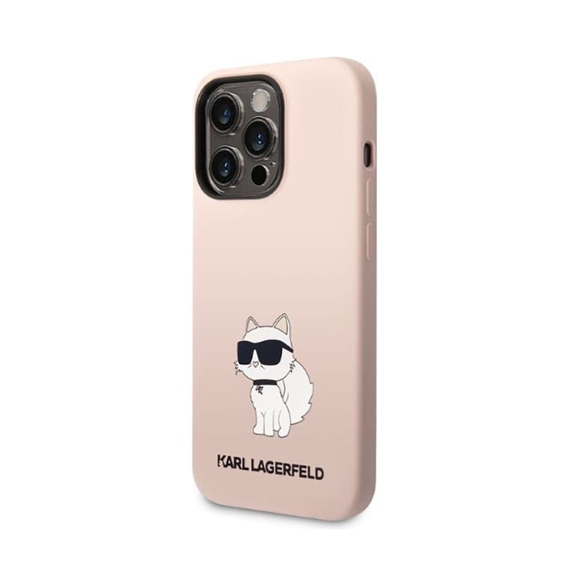 Karl Lagerfeld Silicone NFT Choupette - Case for iPhone 14 Pro Max (Pink) - 2