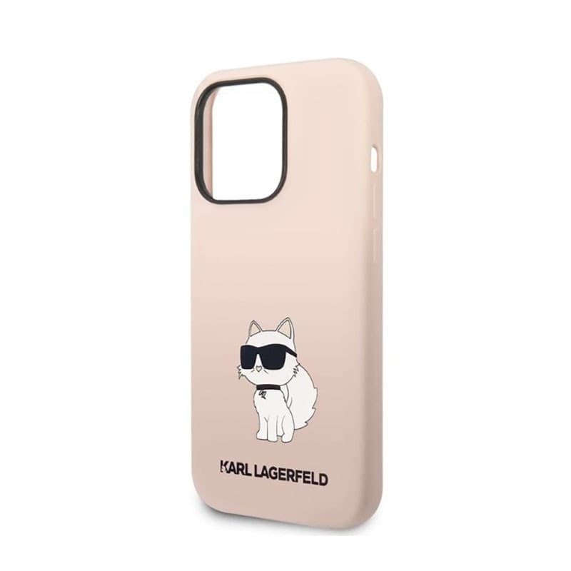 Karl Lagerfeld Silicone NFT Choupette - Case for iPhone 14 Pro Max (Pink) - 6