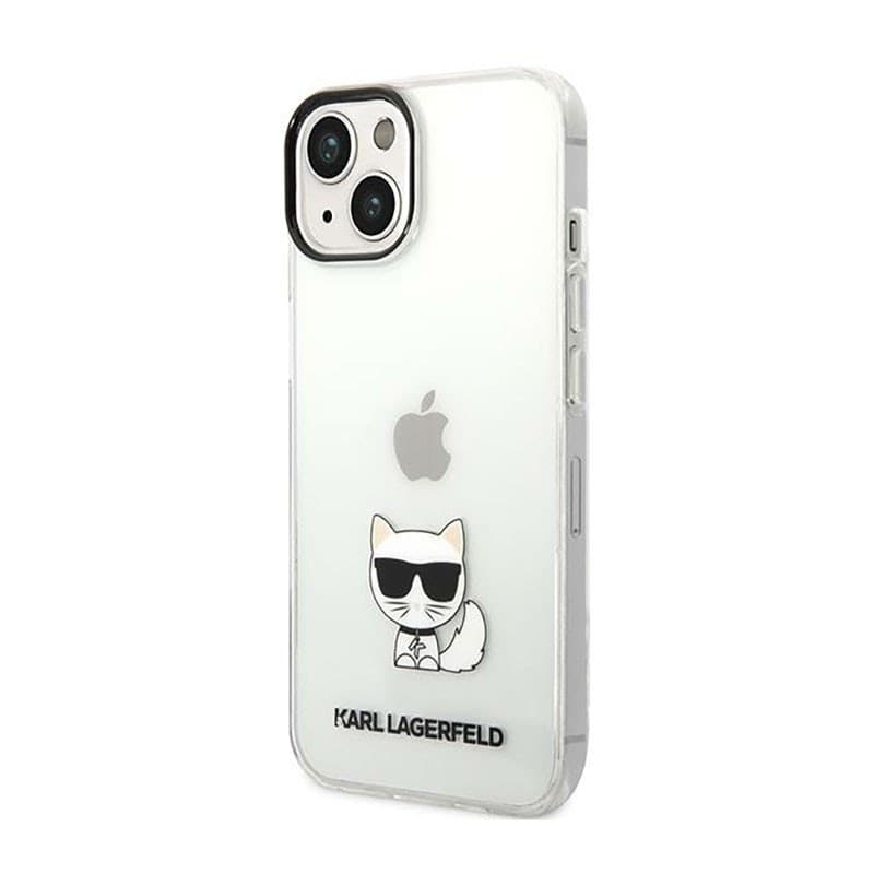 Karl Lagerfeld Choupette Body - Case for iPhone 14 Plus (Clear) - 2