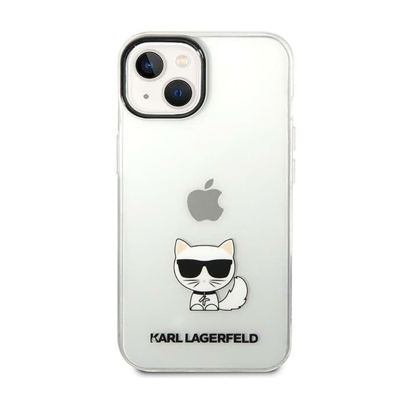 Karl Lagerfeld Choupette Body - Case for iPhone 14 Plus (Clear) - 3