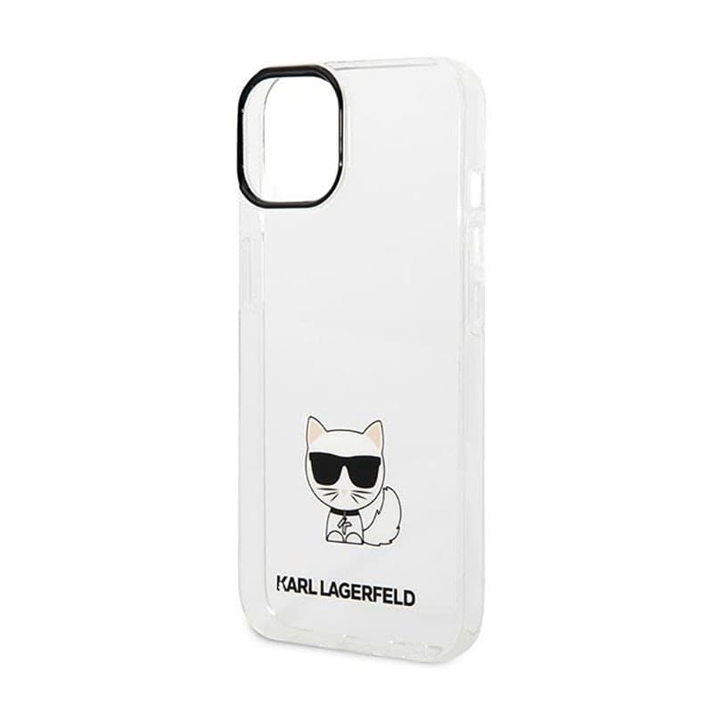 Karl Lagerfeld Choupette Body - Case for iPhone 14 Plus (Clear) - 6