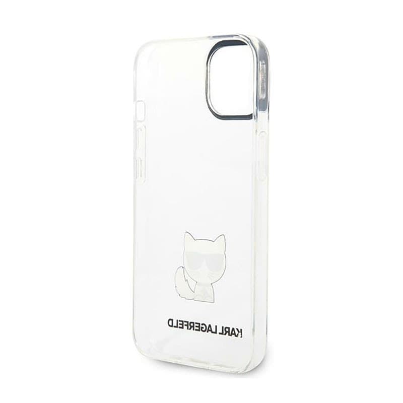 Karl Lagerfeld Choupette Body - Case for iPhone 14 Plus (Clear) - 7