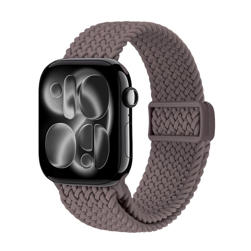 Cinturino Crong Wave - Cinturino intrecciato per Apple Watch 38/40/41/42 mm (marrone) - 5