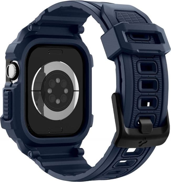 Spigen Rugged Armor Pro V2 – Cinturino con custodia per Apple Watch 10/11 42 mm (blu navy) - 5