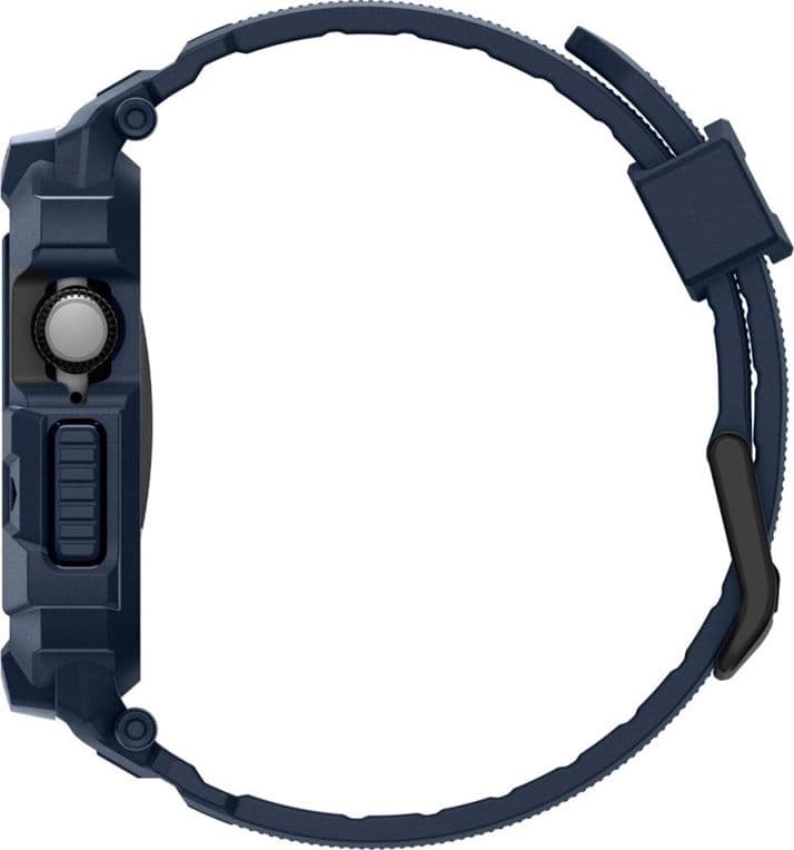 Spigen Rugged Armor Pro V2 – Cinturino con custodia per Apple Watch 10/11 42 mm (blu navy) - 7