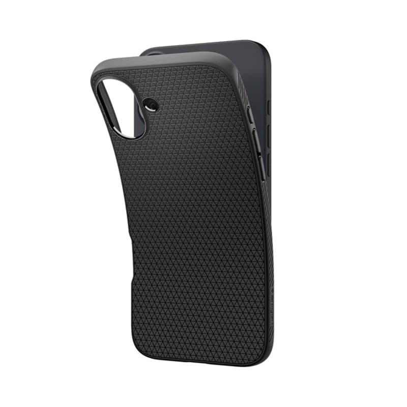 Spigen Liquid Air - Case for iPhone 16 (Matte Black) - 6