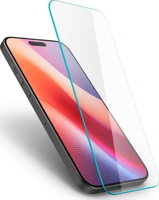 Spigen Glas.TR Slim – Tempered glass for iPhone 16 / iPhone 15 - 5