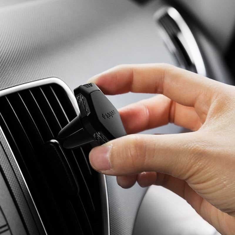 Spigen Magnetic Car Mount Holder QS11 - Car Holder (Black) - 4