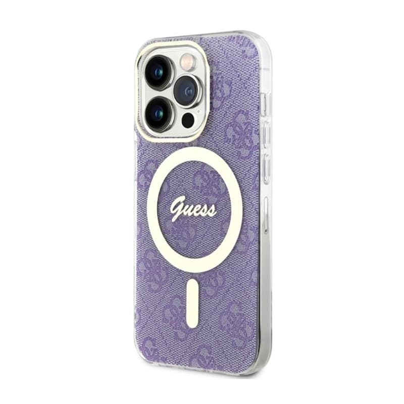 Guess 4G MagSafe - Case for iPhone 14 Pro (Purple) - 2