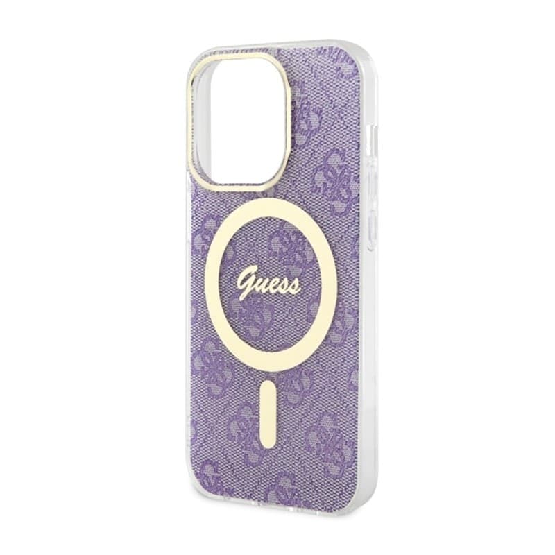 Guess 4G MagSafe - Case for iPhone 14 Pro (Purple) - 6