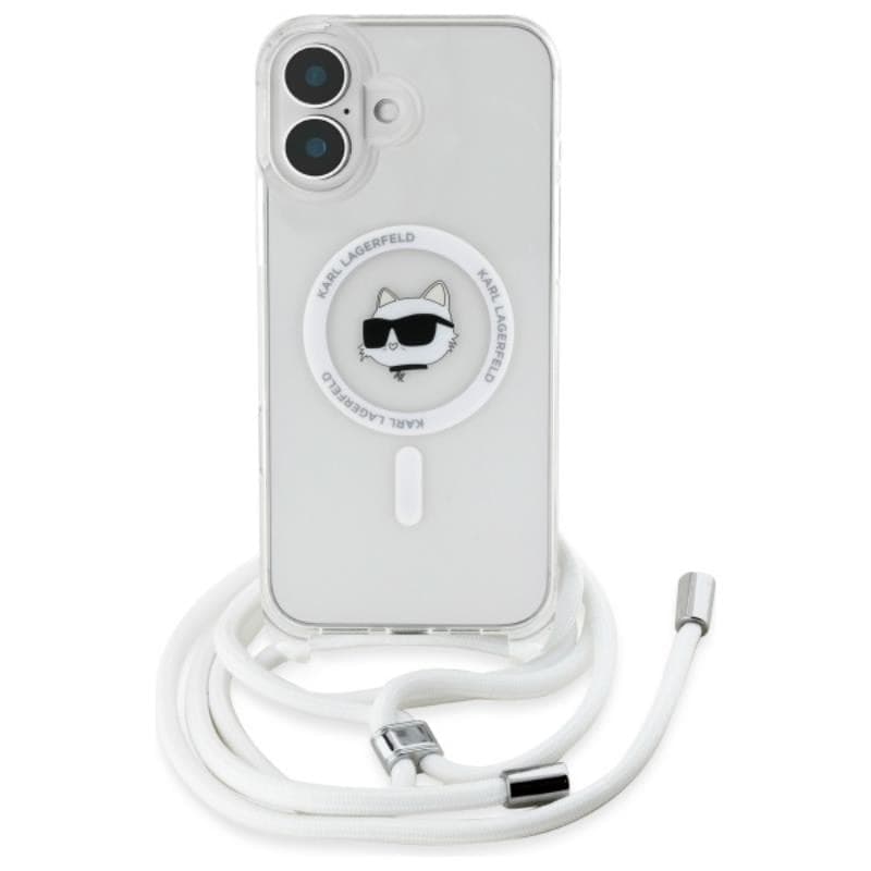 Karl Lagerfeld IML Choupette Head & Cord MagSafe - Case for iPhone 16 (transparent) - 2