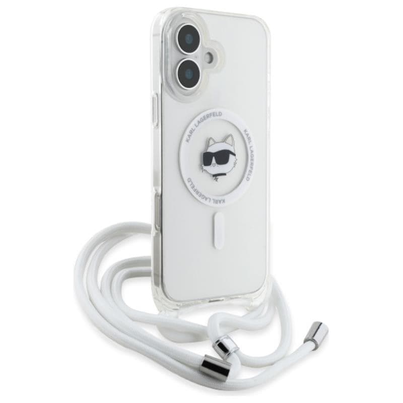 Karl Lagerfeld IML Choupette Head & Cord MagSafe - Case for iPhone 16 (transparent) - 3