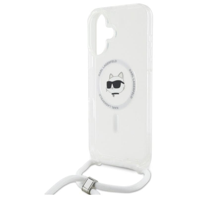 Karl Lagerfeld IML Choupette Head & Cord MagSafe - Case for iPhone 16 (transparent) - 5