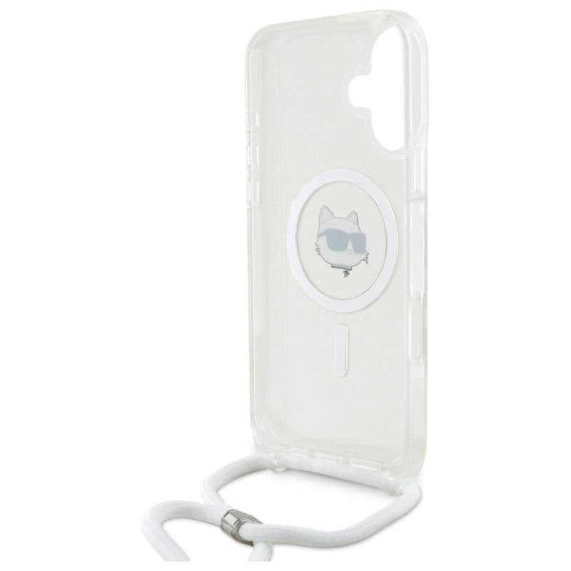 Karl Lagerfeld IML Choupette Head & Cord MagSafe - Case for iPhone 16 (transparent) - 6