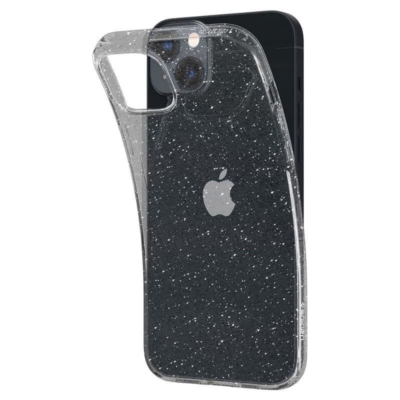 Spigen Liquid Crystal Glitter - Case for iPhone 15 Plus / iPhone 14 Plus (Transparent) - 5