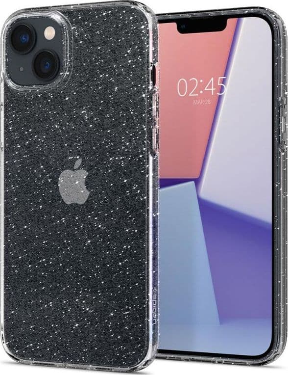 Spigen Liquid Crystal Glitter - Case for iPhone 15 Plus / iPhone 14 Plus (Transparent) - 7