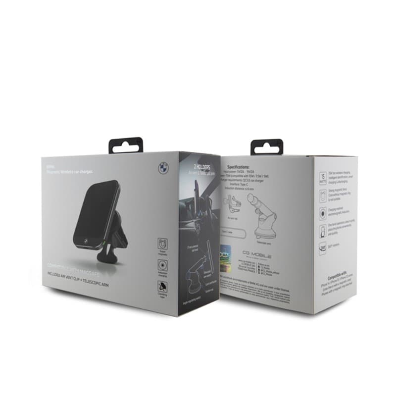 BMW MagSafe Signature Edition - Magnetic car holder with 15W wireless charging (black) - 4