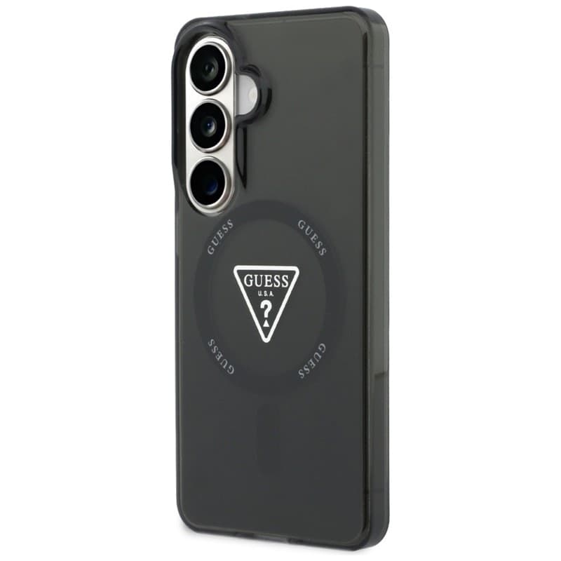 Guess IML Gradient Triangle MagSafe - Custodia per Samsung Galaxy S26 (Nero) - 2