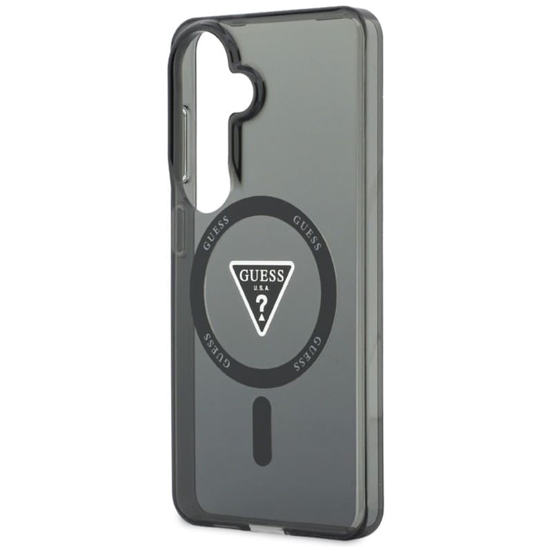 Guess IML Gradient Triangle MagSafe - Custodia per Samsung Galaxy S26 (Nero) - 6