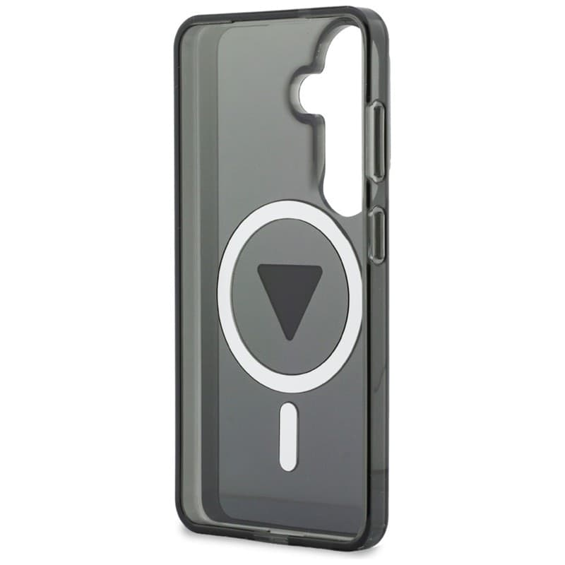 Guess IML Gradient Triangle MagSafe - Custodia per Samsung Galaxy S26 (Nero) - 7