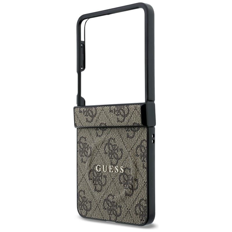 Guess 4G Classic MagSafe - Custodia per Samsung Galaxy Z Flip 8 (Marrone) - 5