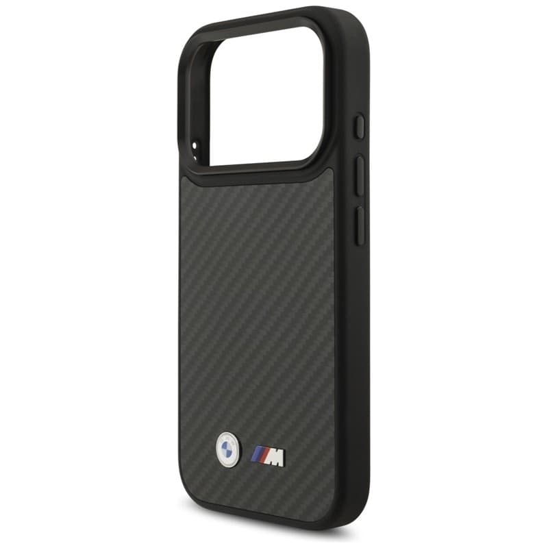 Custodia BMW M Kevlar Matt MagSafe per iPhone 17 Pro (nera) - 6