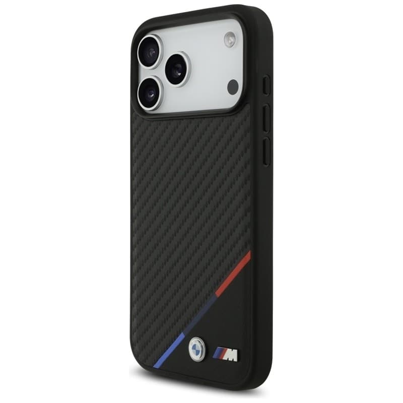 BMW M Carbon Tricolor Line MagSafe - Case iPhone 17 Pro Max (black) - 2