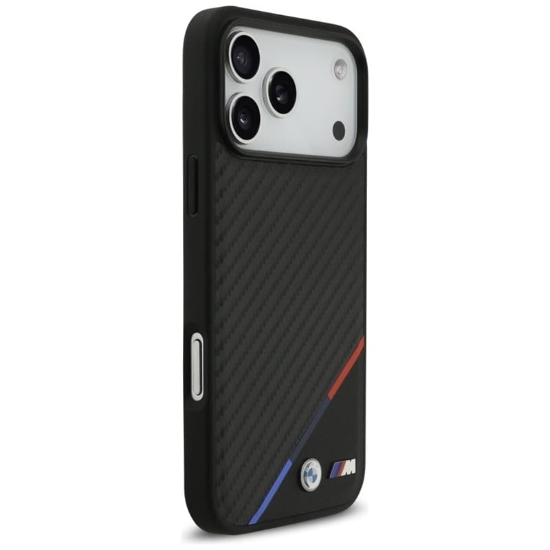 BMW M Carbon Tricolor Line MagSafe - Case iPhone 17 Pro Max (black) - 4