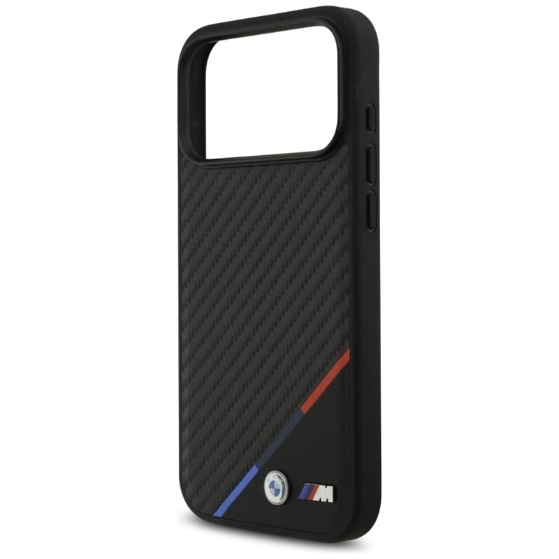 BMW M Carbon Tricolor Line MagSafe - Case iPhone 17 Pro Max (black) - 6