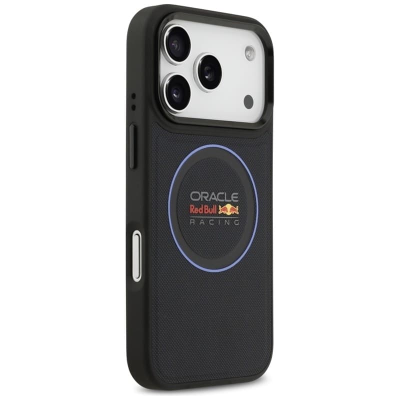 Red Bull Meshed Blue Ring e pulsanti in metallo MagSafe - Custodia per iPhone 17 Pro (blu navy) - 4