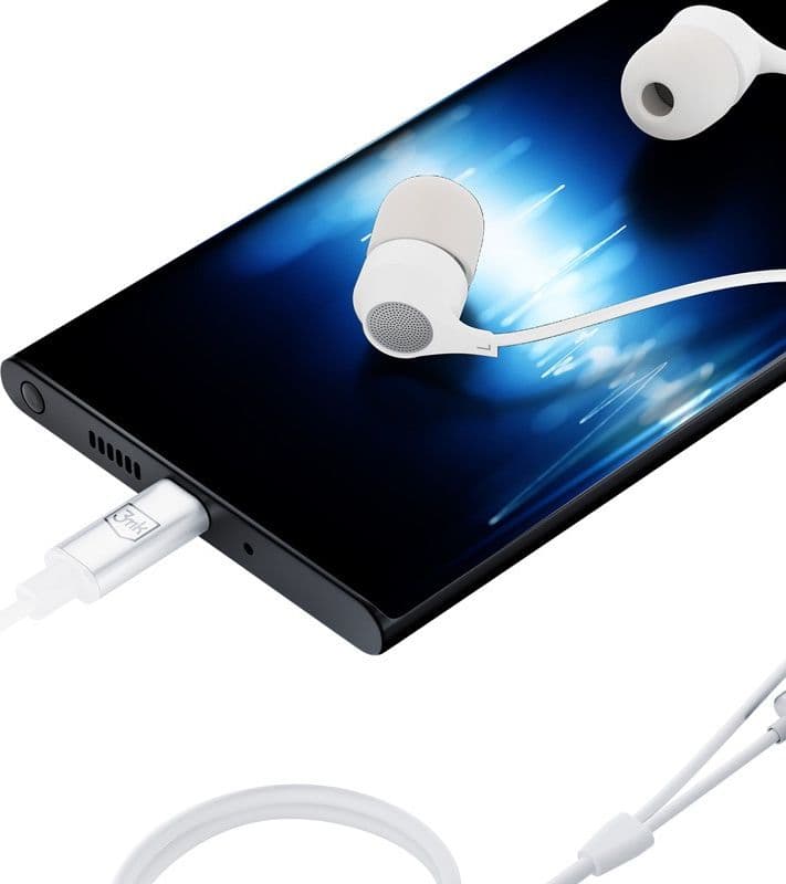 3mk Wired Earphones USB-C - Wired in-ear headphones (White) - 5