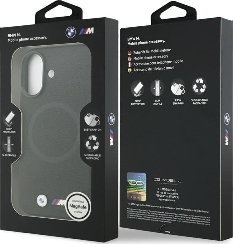 BMW M FW Metal Logo MagSafe - Case iPhone 17 (black) - 8