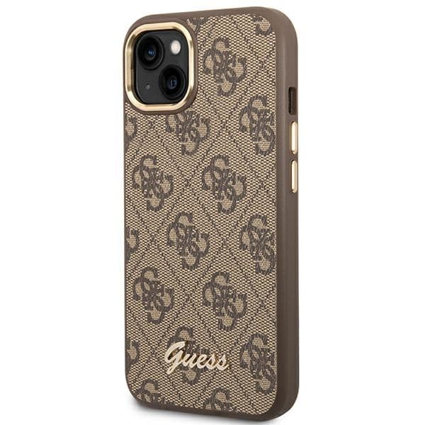 Guess 4G Metal Camera Outline Case - Case for iPhone 14 Plus (Brown) - 2