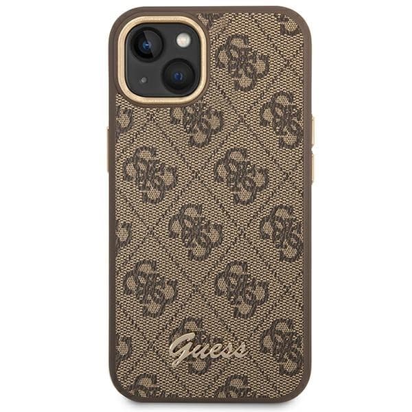 Guess 4G Metal Camera Outline Case - Case for iPhone 14 Plus (Brown) - 3