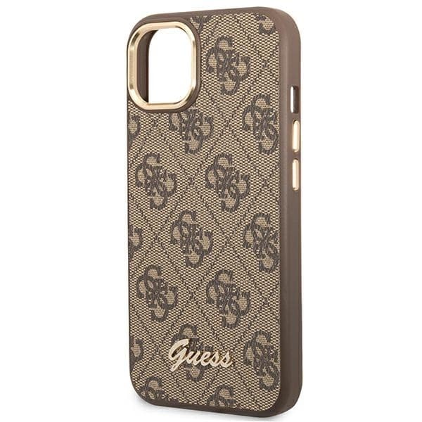 Guess 4G Metal Camera Outline Case - Case for iPhone 14 Plus (Brown) - 6